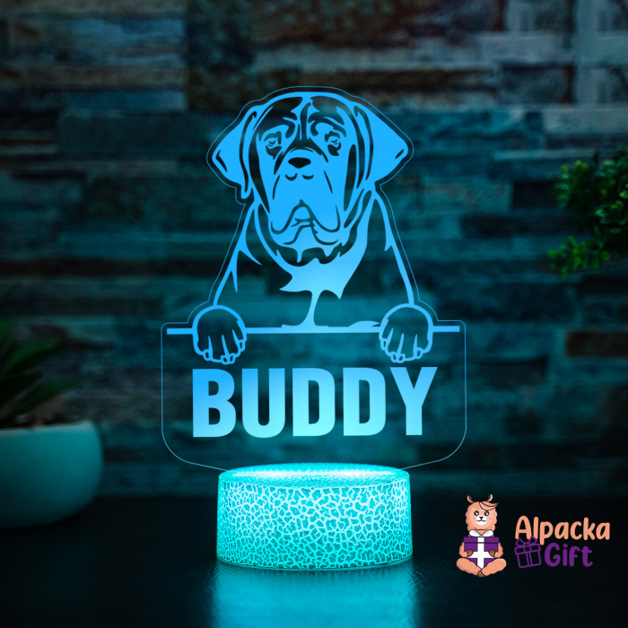Lampă 3D - Boerboel [5]