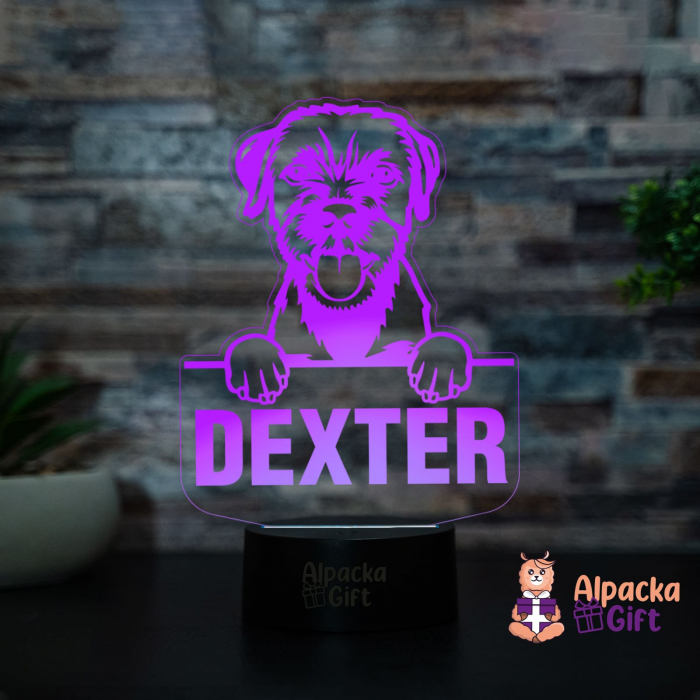 Lampă 3D - Border Terriers [3]