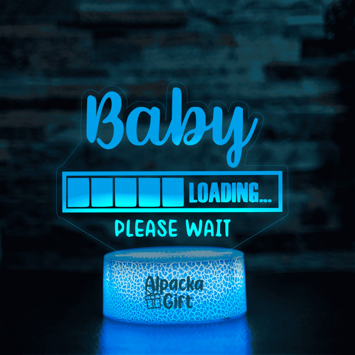 Lampă 3D - Baby Loading [2]
