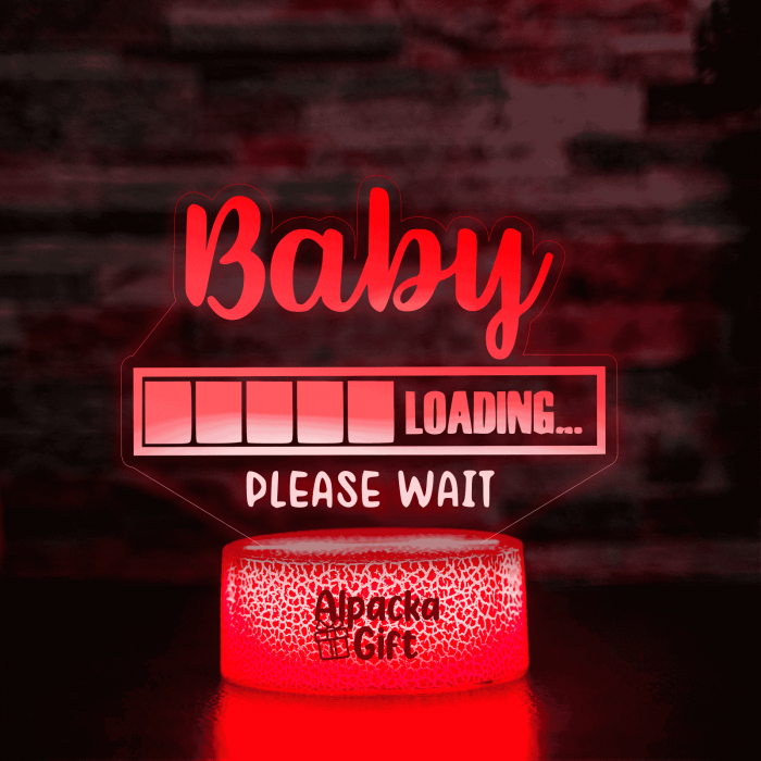 Lampă 3D - Baby Loading [4]