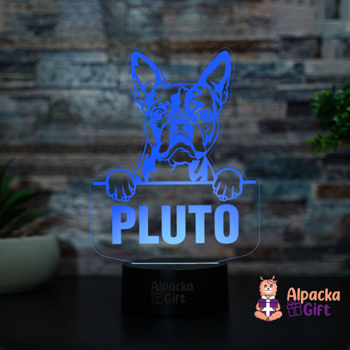Lampă 3D - Boston Terrier [2]