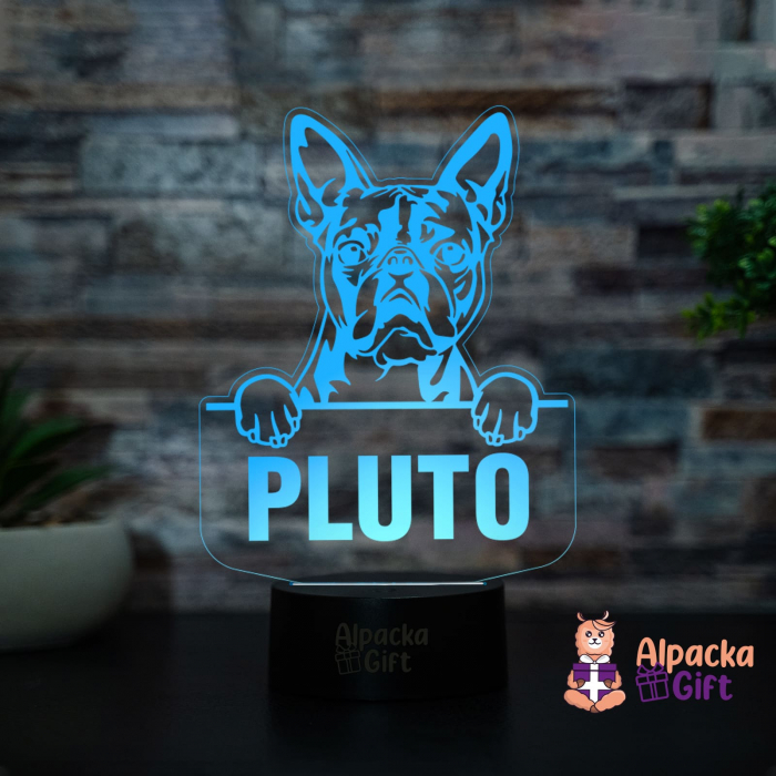 Lampă 3D - Boston Terrier [3]