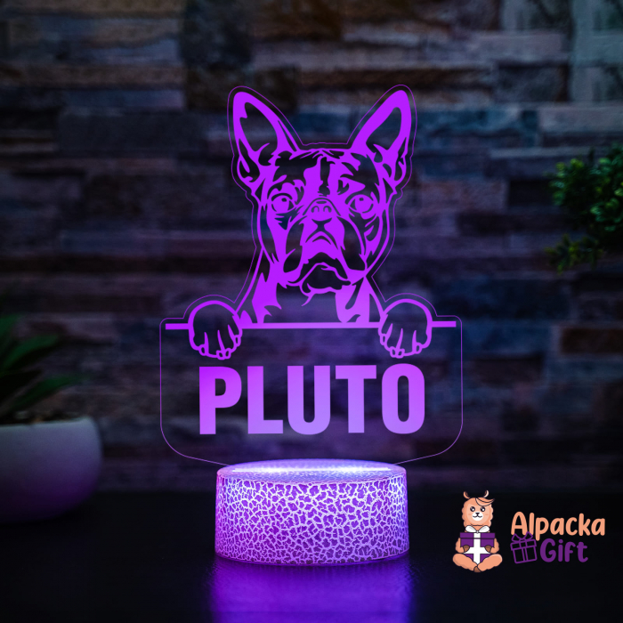Lampă 3D - Boston Terrier [2]