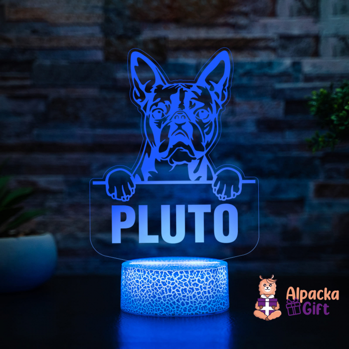 Lampă 3D - Boston Terrier [3]