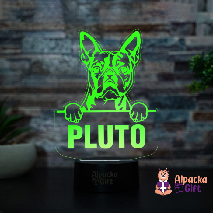 Lampă 3D - Boston Terrier [4]