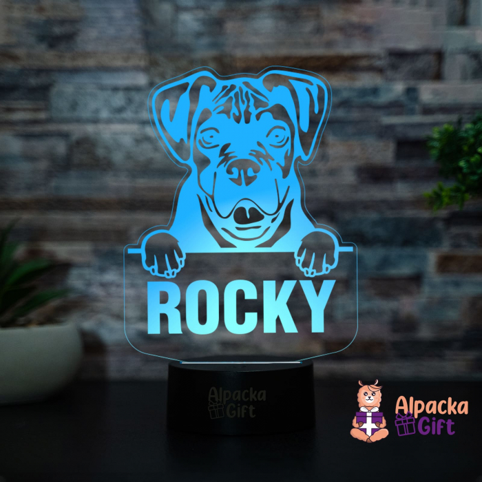 Lampă 3D - Boxer [2]