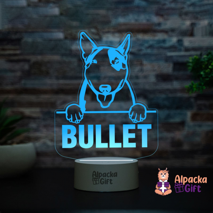 Lampă 3D Bull Terrier [1]