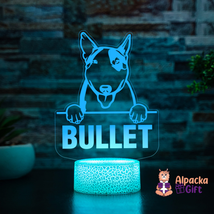 Lampă 3D - Bull Terrier [5]