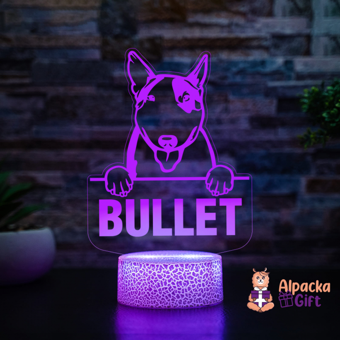 Lampă 3D - Bull Terrier [4]