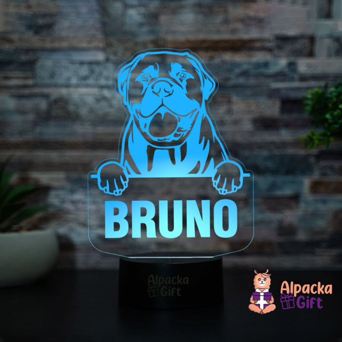 Lampă 3D - Bullmastiff [2]