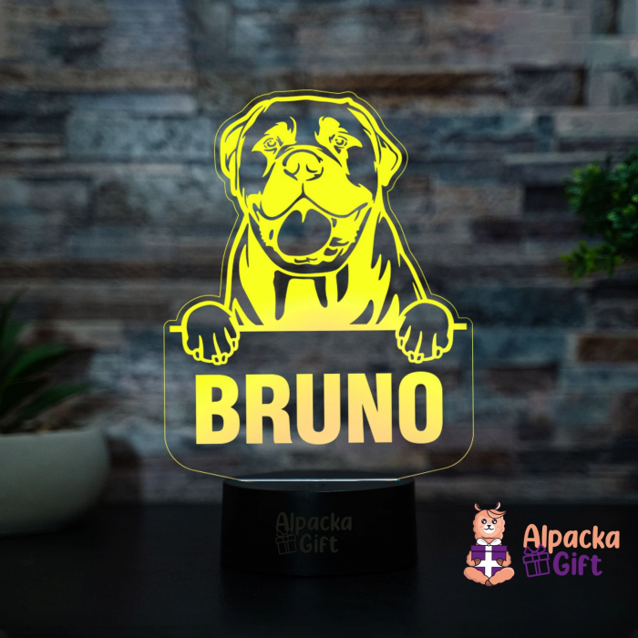 Lampă 3D - Bullmastiff [3]