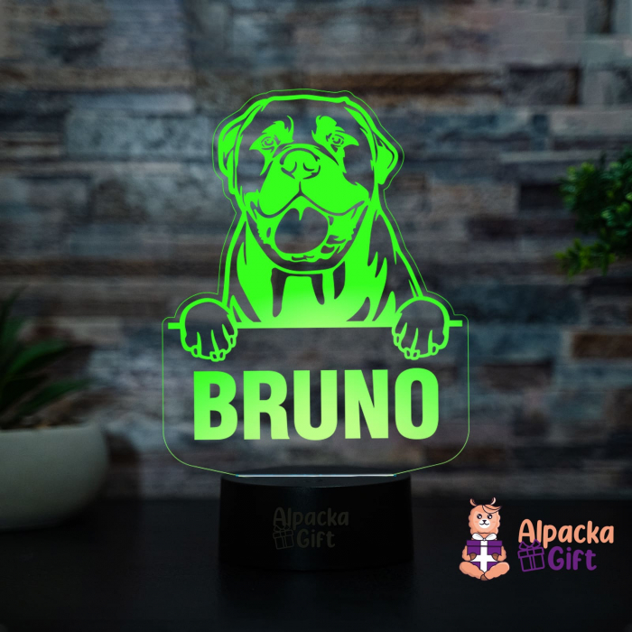 Lampă 3D - Bullmastiff [4]