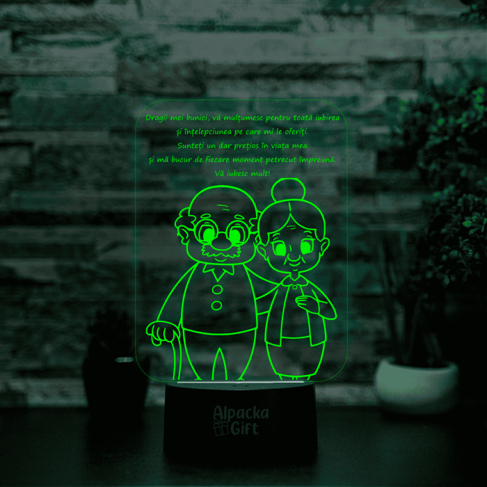 Lampă 3D - Bunici [5]