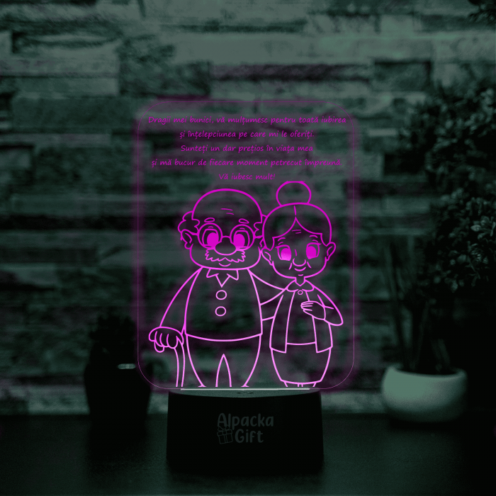 Lampă 3D - Bunici [3]