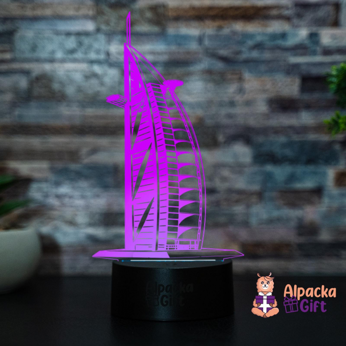 Lampa 3D Burj Al Arab [3]