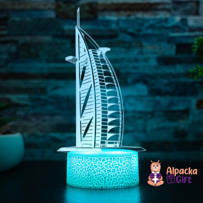 Lampa 3D Burj Al Arab [3]
