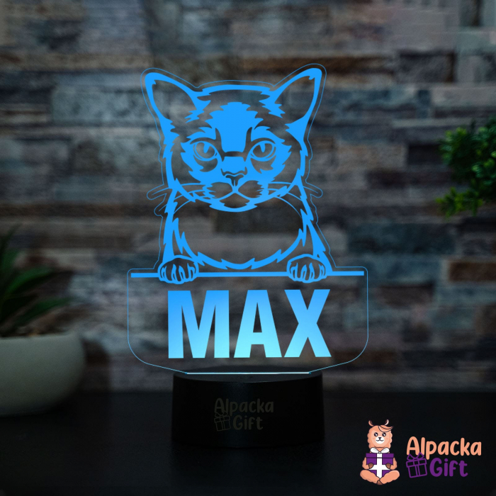 Lampă 3D Burmese [3]