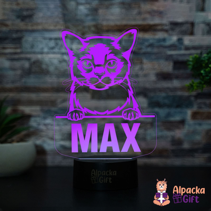 Lampă 3D Burmese [2]