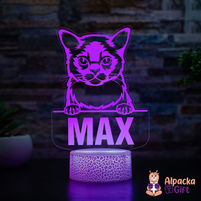 Lampă 3D Burmese [3]