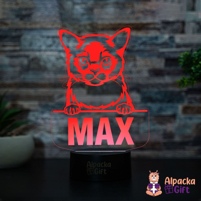 Lampă 3D Burmese [4]