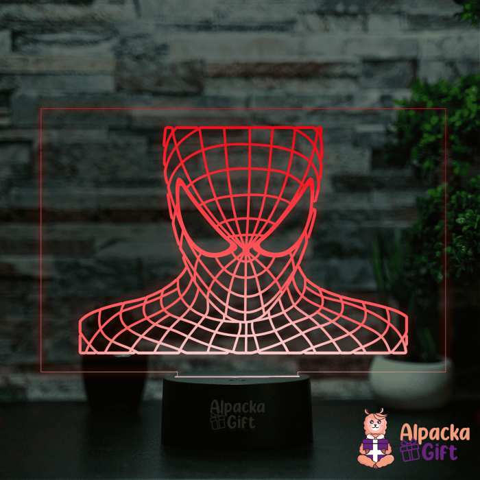 Lampa 3D -Bust Omul Paianjen [3]