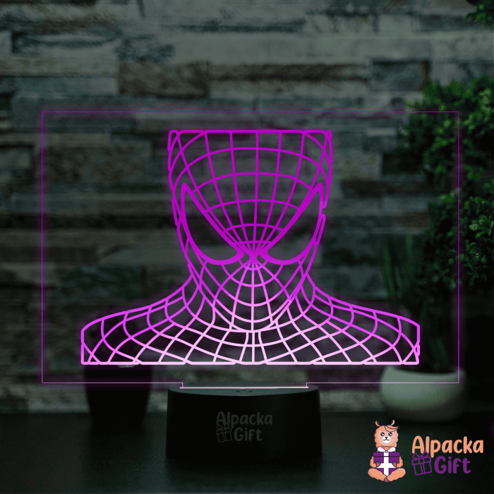 Lampa 3D -Bust Omul Paianjen [4]