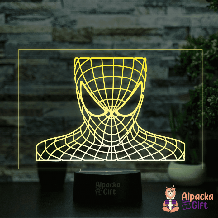 Lampa 3D -Bust Omul Paianjen [5]