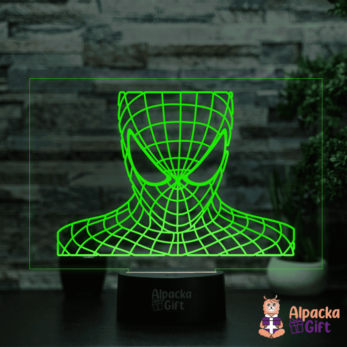 Lampa 3D -Bust Omul Paianjen [2]