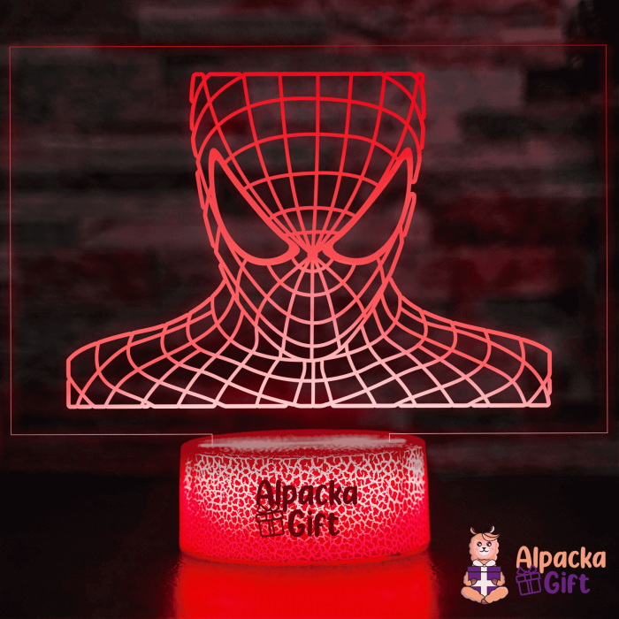 Lampa 3D -Bust Omul Paianjen [3]