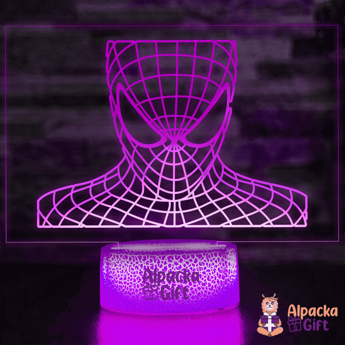 Lampa 3D -Bust Omul Paianjen [4]