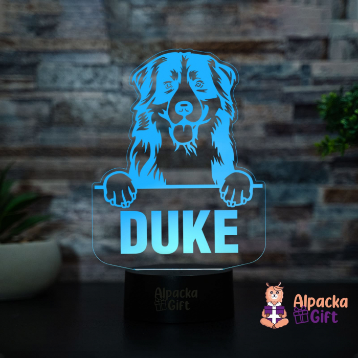 Lampă 3D - Caine de Munte Bernez [2]