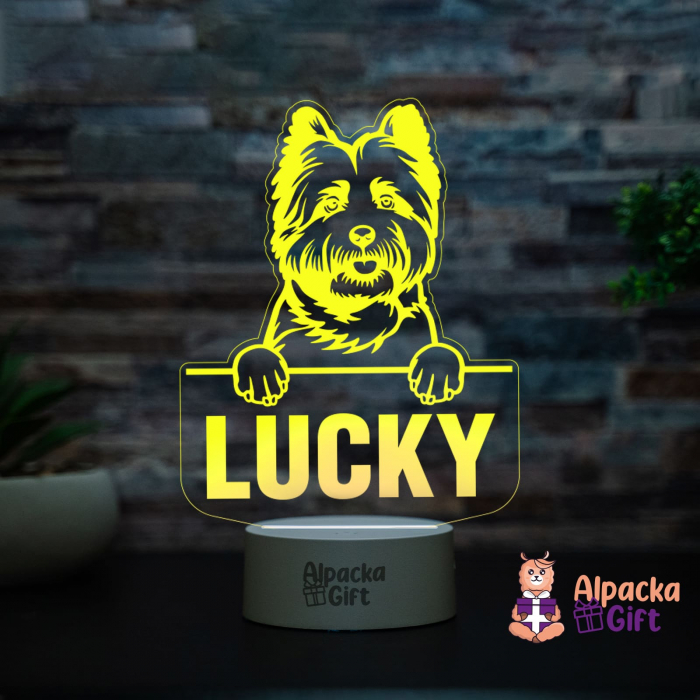 Lampă 3D Cairn Terrier [4]