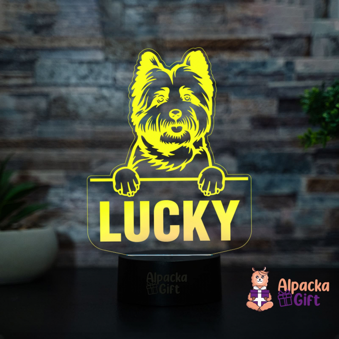 Lampă 3D - Cairn Terrier [3]