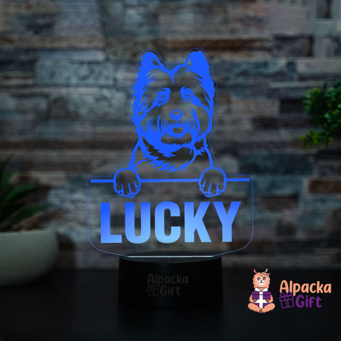 Lampă 3D - Cairn Terrier [4]