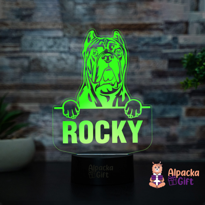 User Lampă 3D - Cane Corso [2]