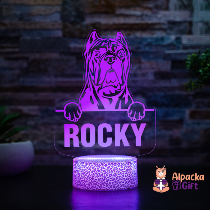 User Lampă 3D - Cane Corso [4]
