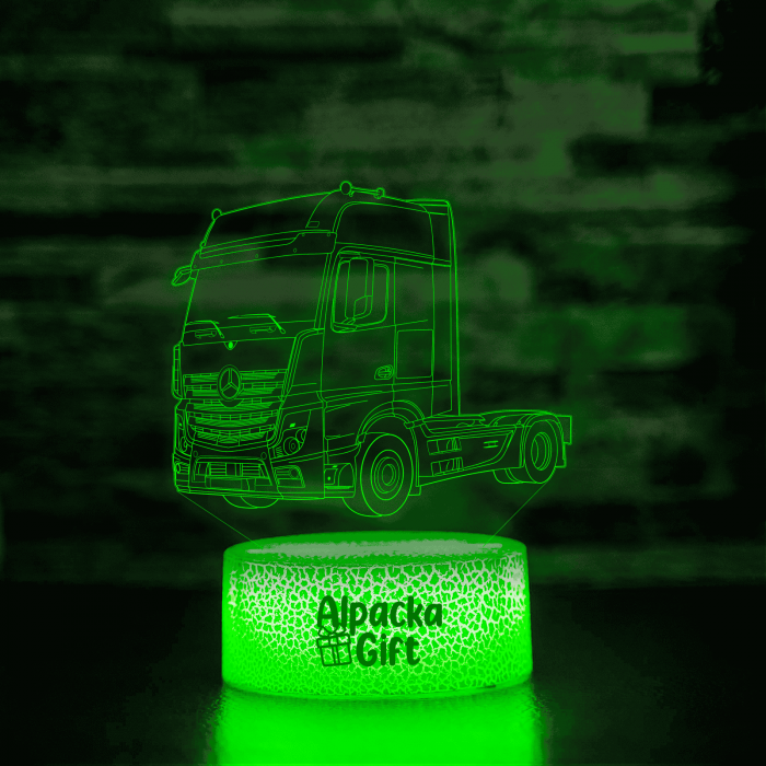 Lampă 3D - Cap Tractor Mercedes [3]