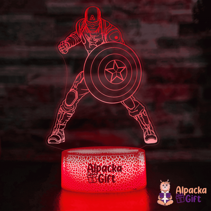 Lampă 3D - Capitan America [4]