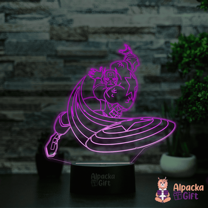 Lampă 3D - Capitan America 2 [4]