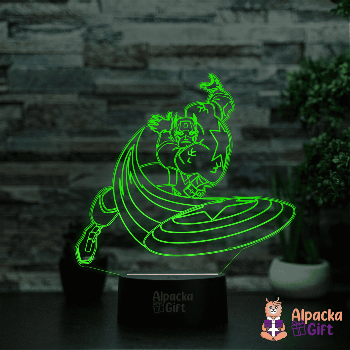 Lampă 3D - Capitan America 2 [2]