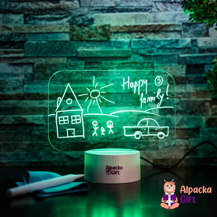 Lampă 3D Cariocă Luminoasă - Tip Tablou [2]