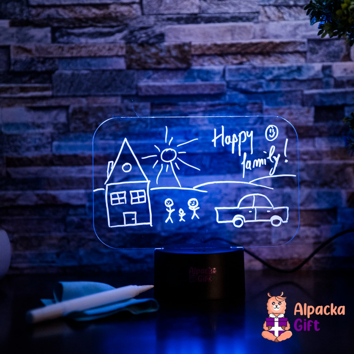 Lampă 3D Cariocă Luminoasă - Tip Tablou [6]