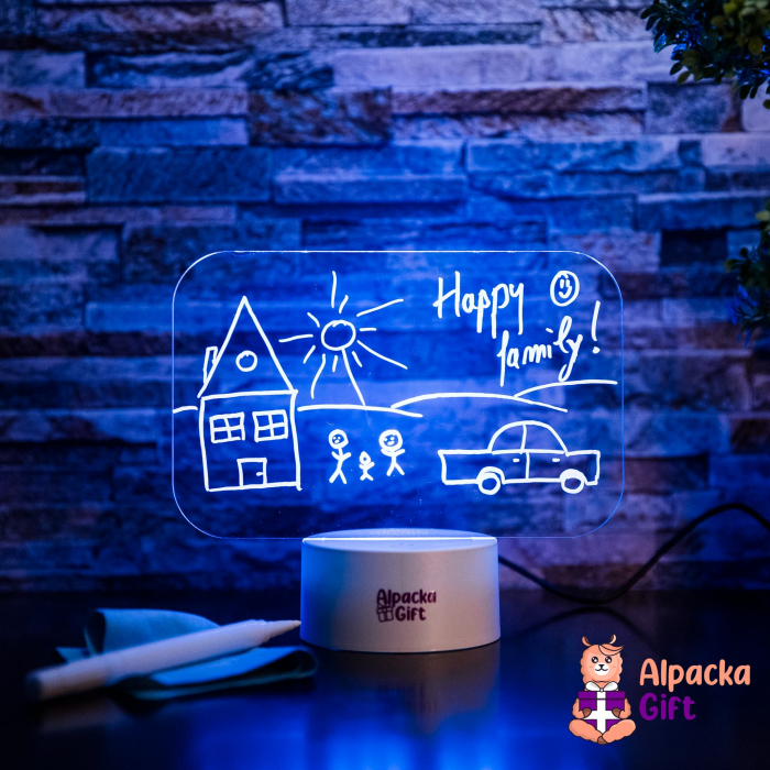 Lampă 3D Cariocă Luminoasă - Tip Tablou [5]