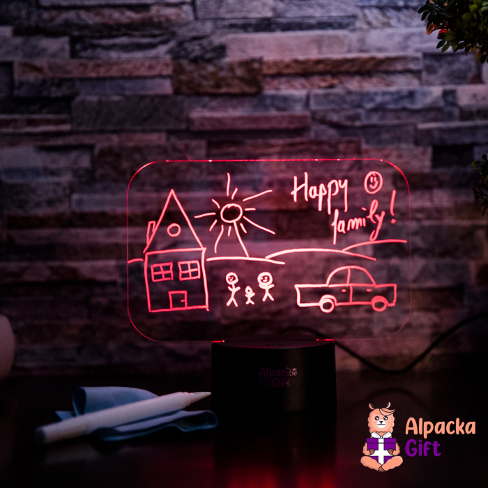 Lampă 3D Cariocă Luminoasă - Tip Tablou [2]