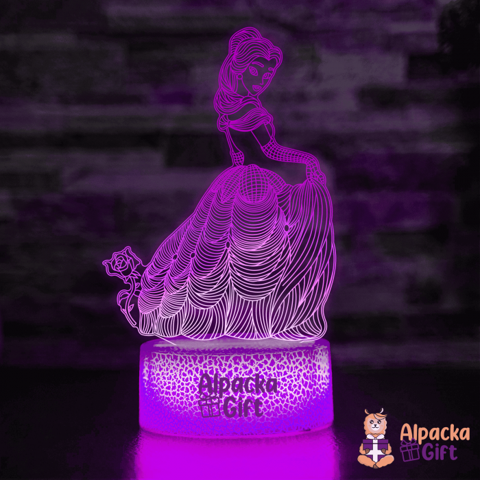Lampă 3D - Prințesă [3]