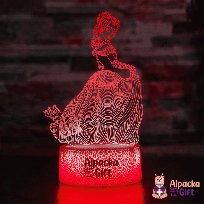 Lampă 3D - Prințesă [4]