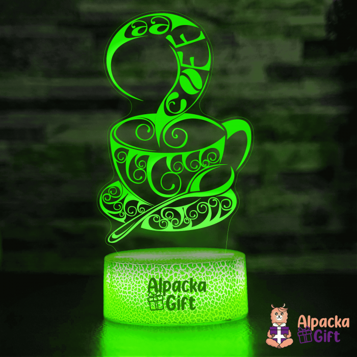 Lampă 3D - Ceașcă de Cafea [5]