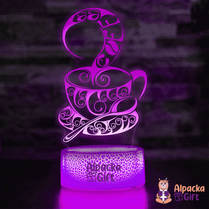 Lampă 3D - Ceașcă de Cafea [3]