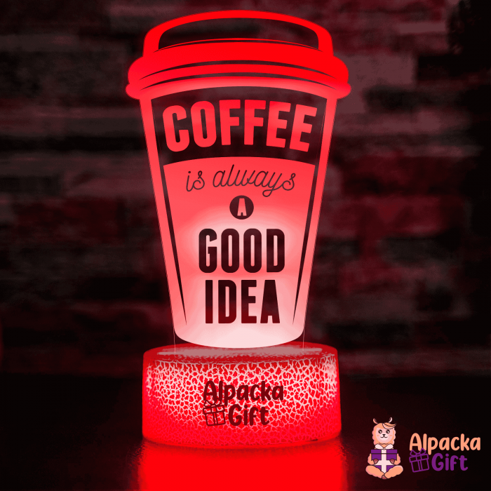 Lampă 3D - Pahar de Cafea [5]