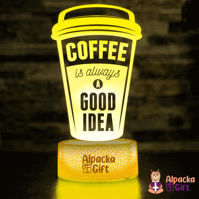 Lampă 3D - Pahar de Cafea [3]